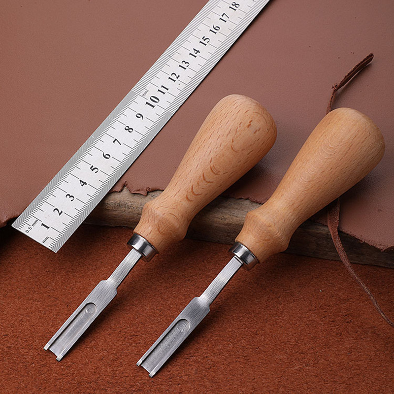 Skiver Leather Thin - Beveler Skiver kulit, tepi lebar dengan