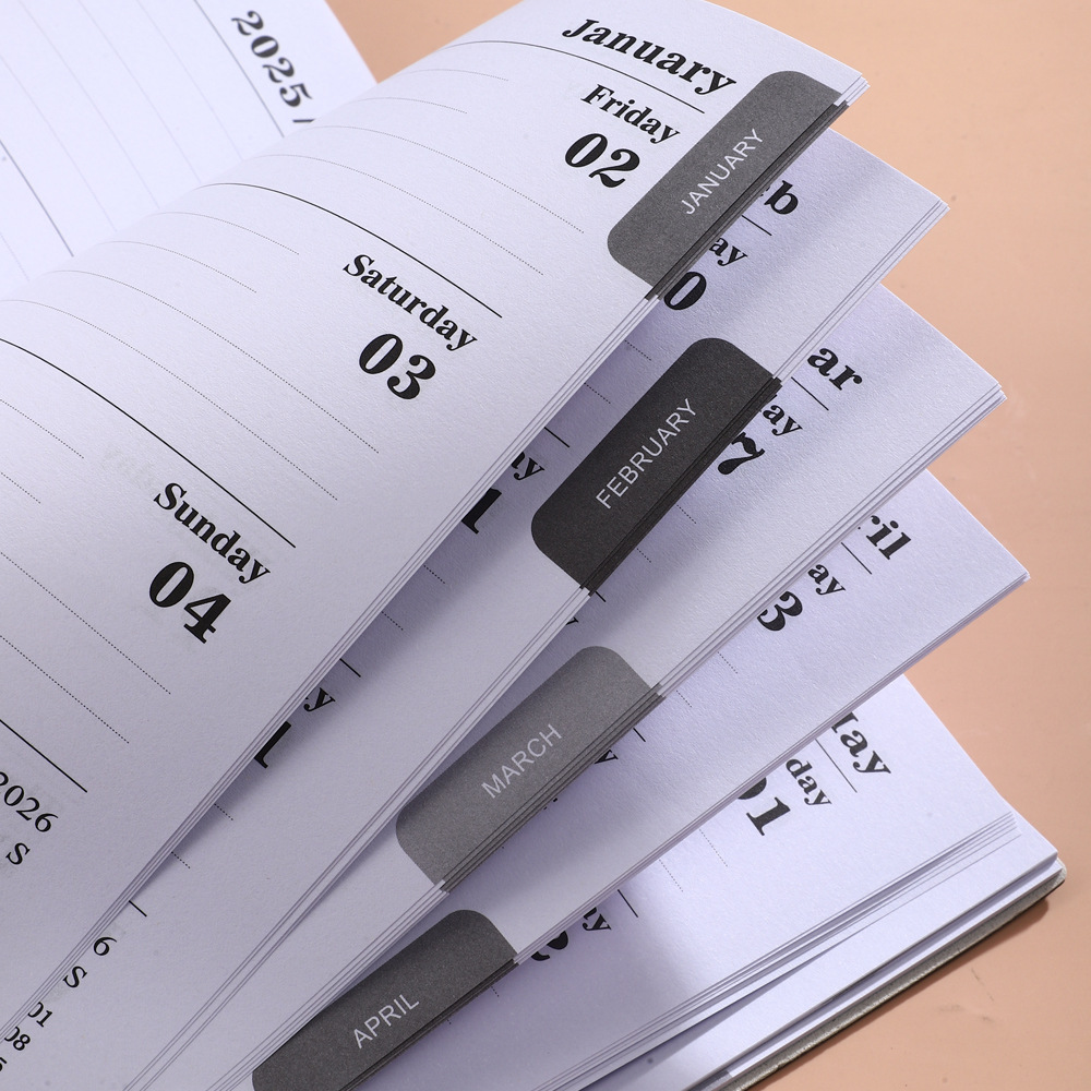 Leatherwork Plans - Buku Catatan Rencana Harian Kalender Mingguan