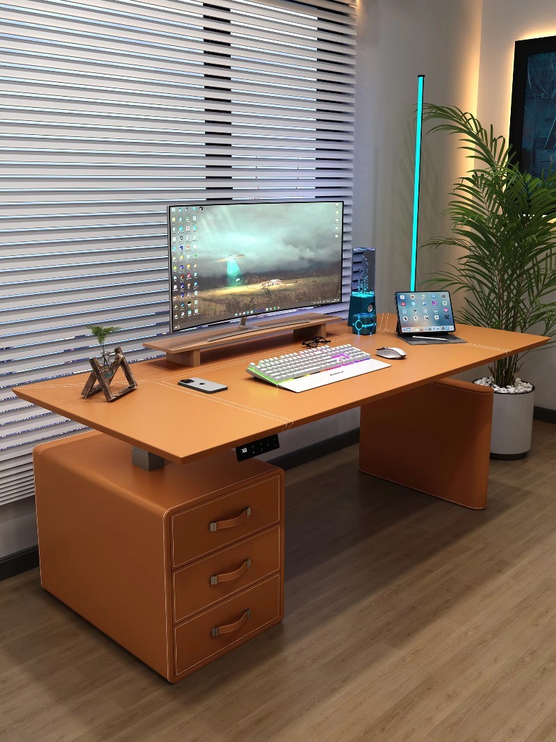 Leather Workbench - Meja Kerja Elektrik Pintar dengan Rangka