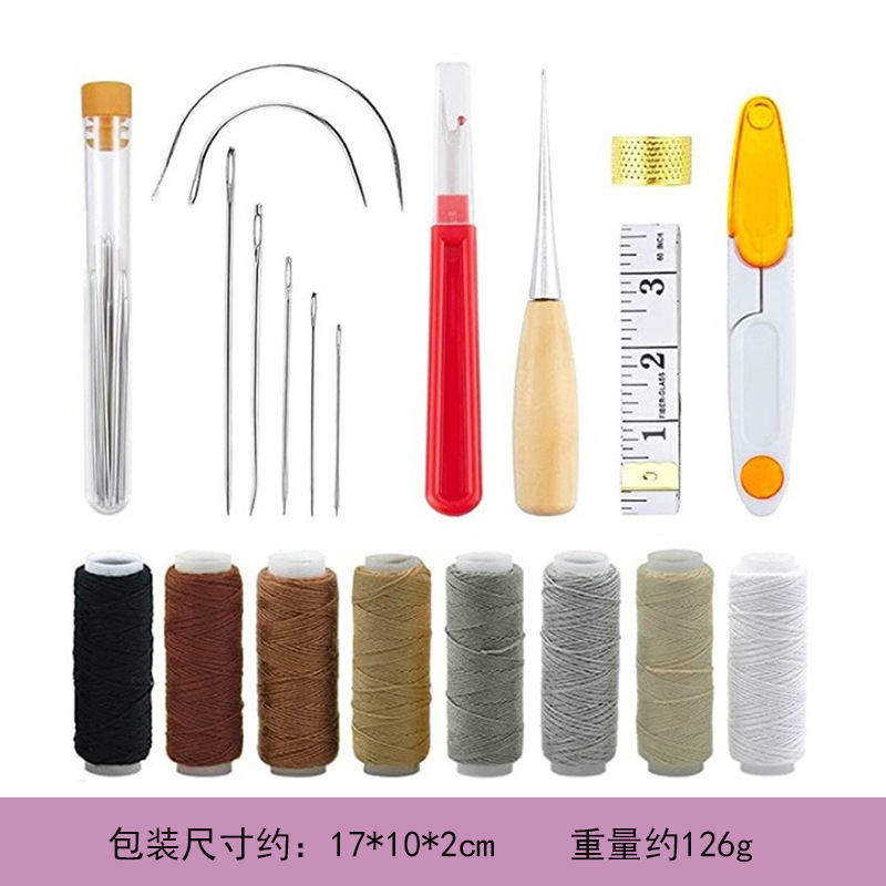 Upholstery Leather Work - Kit Kerja Kulit dengan Jarum Kulit