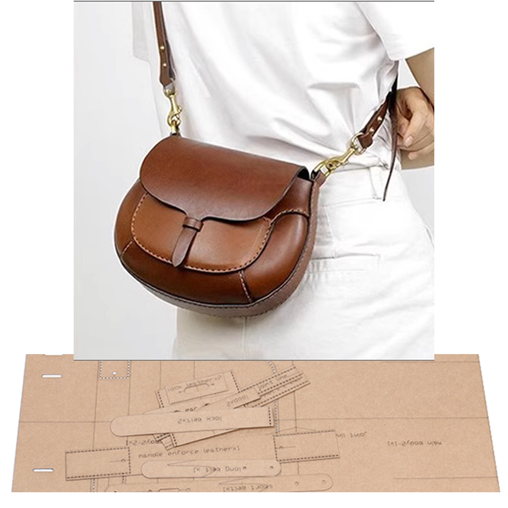 Leatherwork Patterns - Diy tas bahu sadel wanita Kerajinan