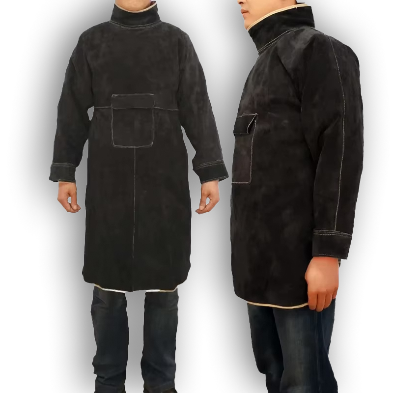 Leather Work Overalls - Jaket Las Kulit Sapi Terpisah Tugas