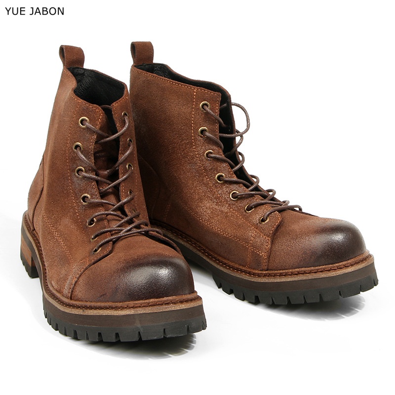 Vintage Leatherwork - Sepatu Boots Pria Kulit Asli Berkualitas