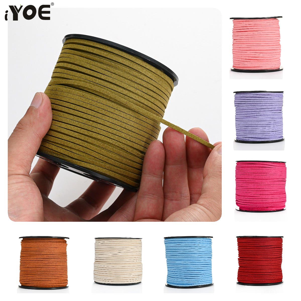 Leatherwork Thread - 5/20M 2.5Mm Tali Kulit Velvet Tali