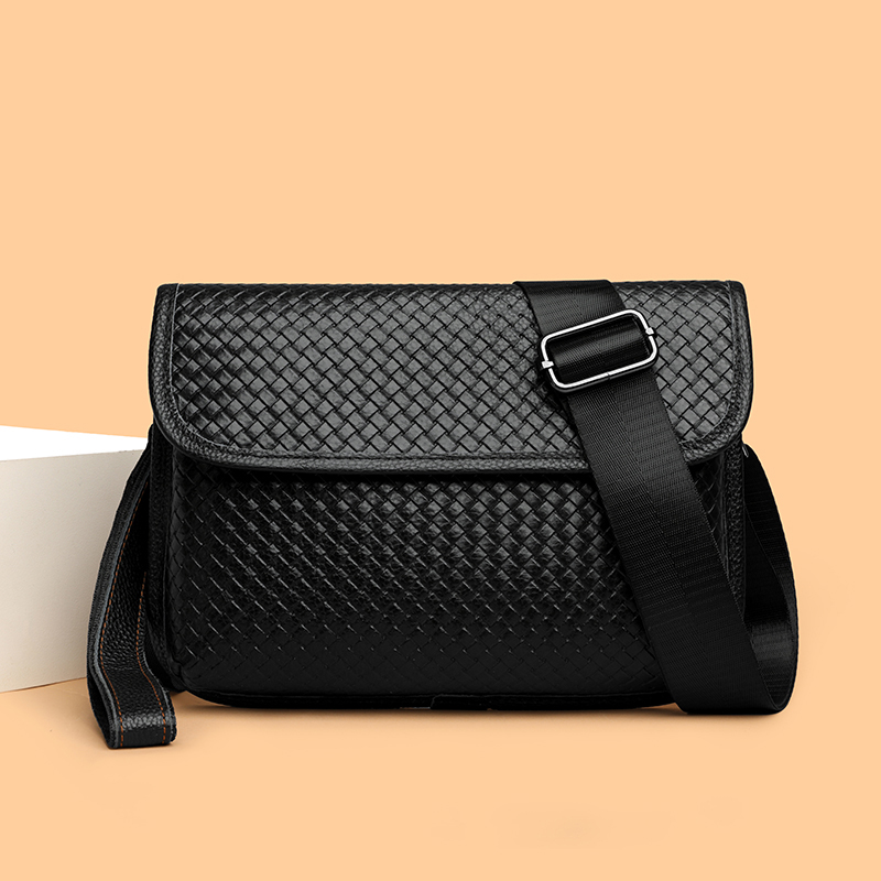 Leather Work Bag Laptop - Tas Bahu Pria Desainer Mewah Tas