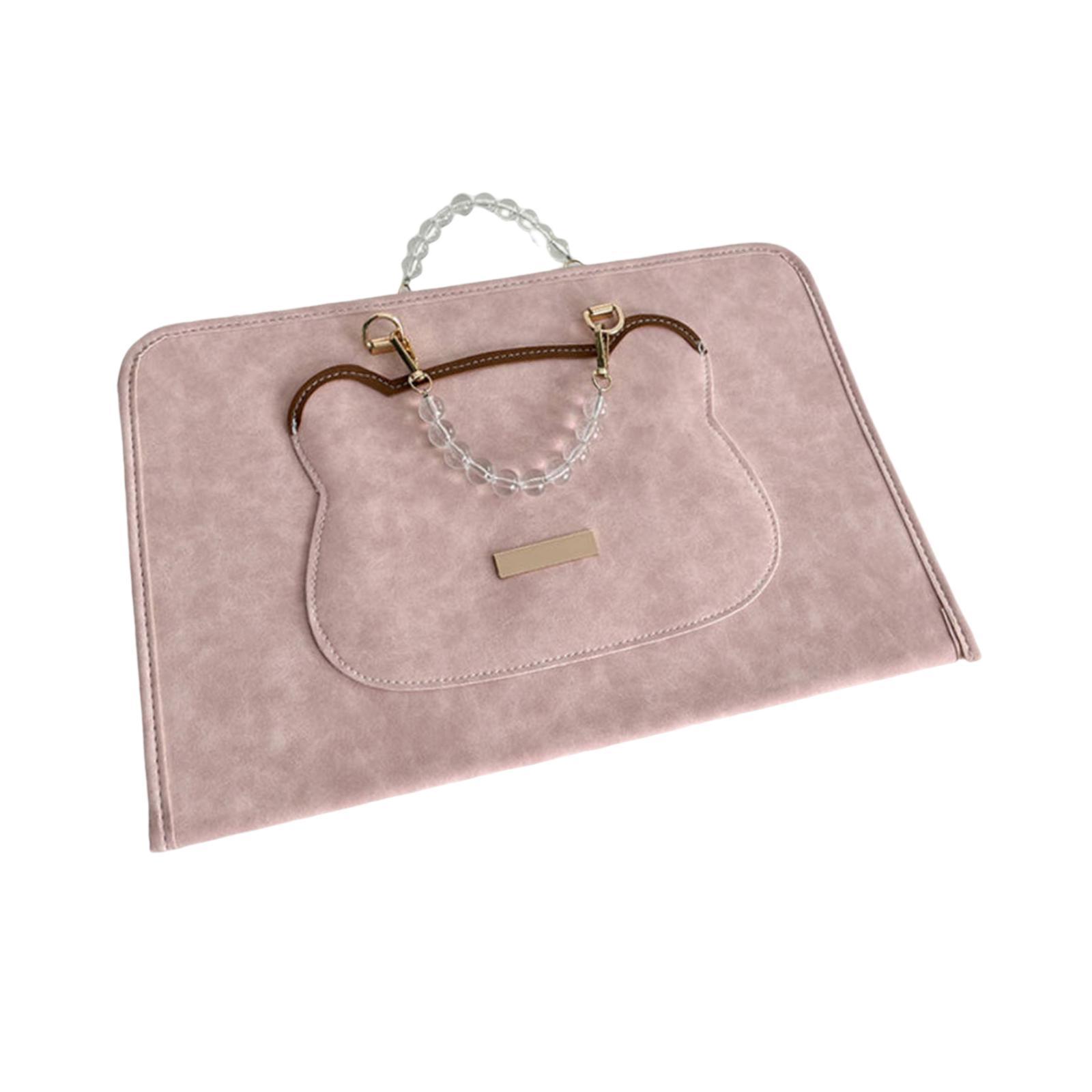 Leather Work Bag Laptop - Penutup Selongsong Laptop untuk Perjalanan, Kerja,