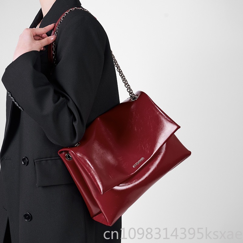 Tas Tote Rantai Wanita Kulit A - Leather Work Bag Laptop ulasan dan harga
