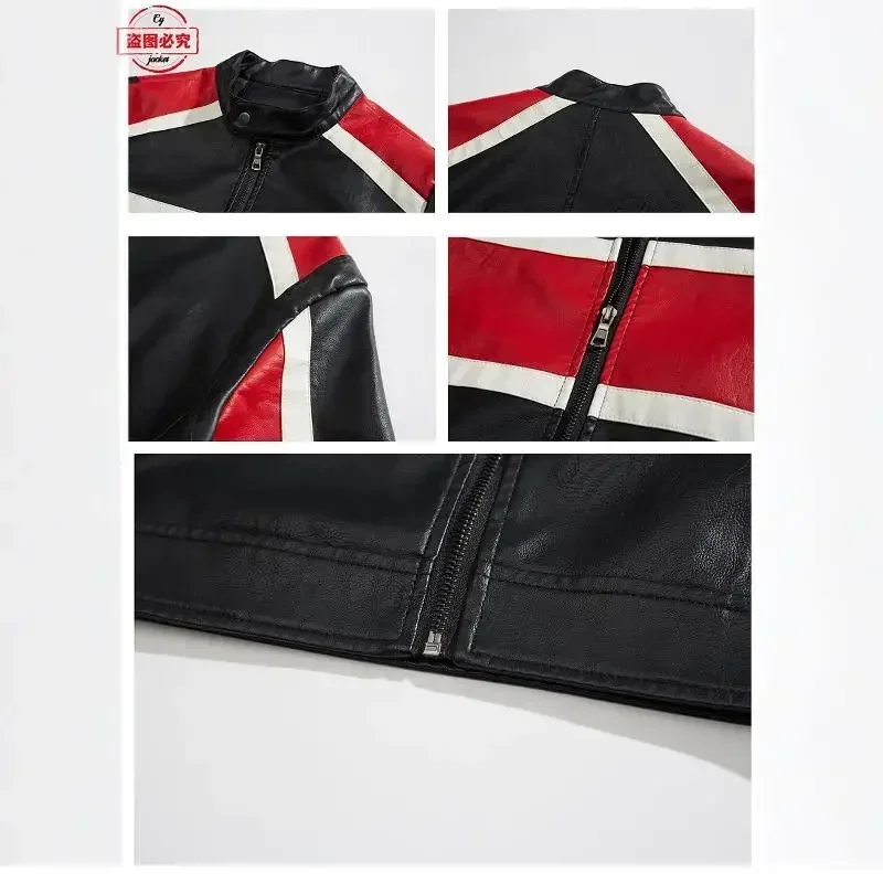 Jaket Kulit Berkerudung dengan - Leather Work Jacket With Hood ulasan dan harga