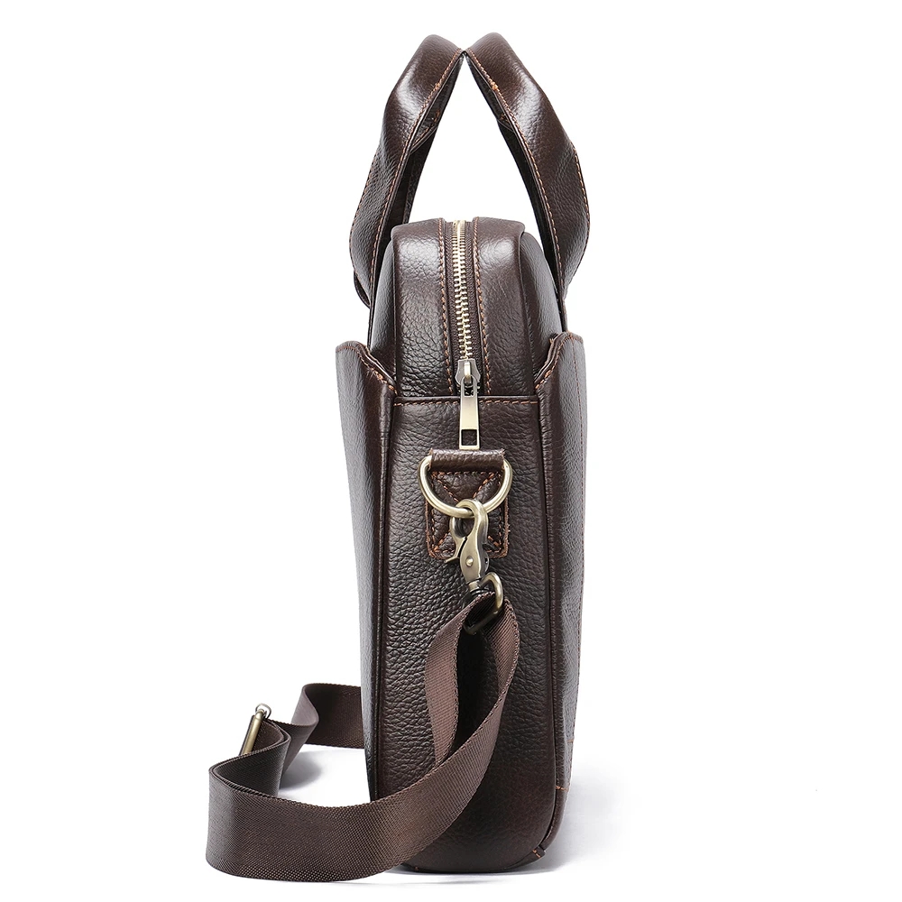Luufan lembut tas bisnis pria, - Leather Work Bag Laptop ulasan dan harga