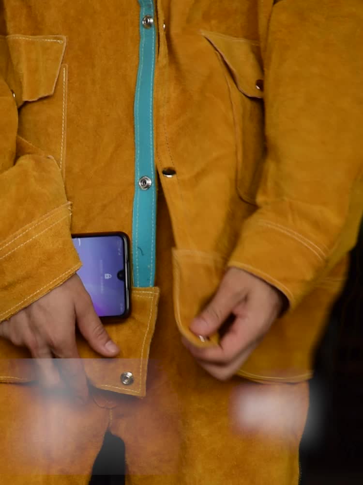 Setelan las kulit tugas berat, - Leather Work Overalls ulasan dan harga