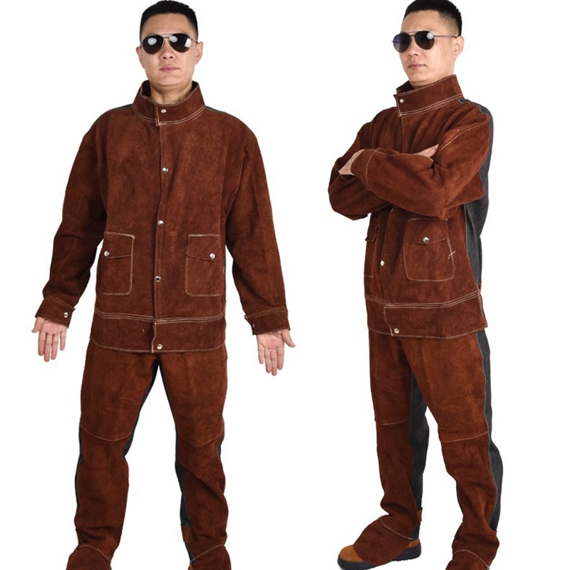Setelan las kulit tugas berat, - Leather Work Overalls ulasan dan harga