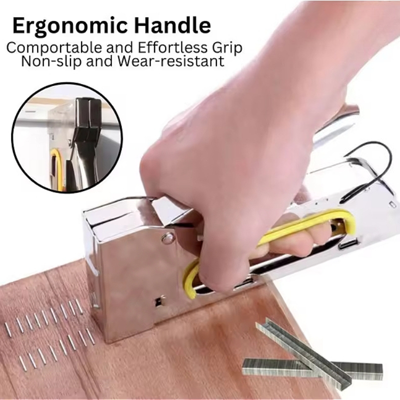 Pistol Staple Manual DIY Porta - Upholstery Leather Work ulasan dan harga