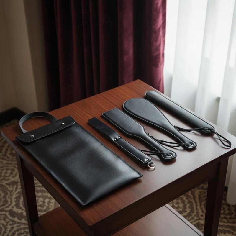 Alat BDSM untuk pukulan, cambu - Leatherwork Kit ulasan dan harga