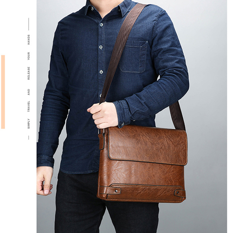 Tas jinjing kulit PU pria, Bos - Leather Work Bag Laptop ulasan dan harga