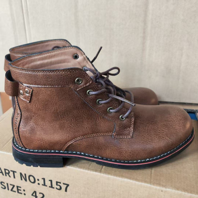 Sepatu bot kulit kasual pria,  - Leatherwork Uk ulasan dan harga