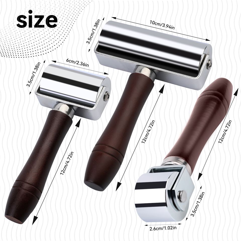 KRABALL Roller tekan tepi kuli - Leatherwork Kit ulasan dan harga