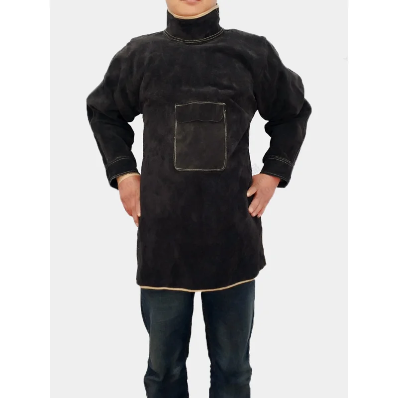 Jaket Las Kulit Sapi Terpisah  - Leather Work Overalls ulasan dan harga
