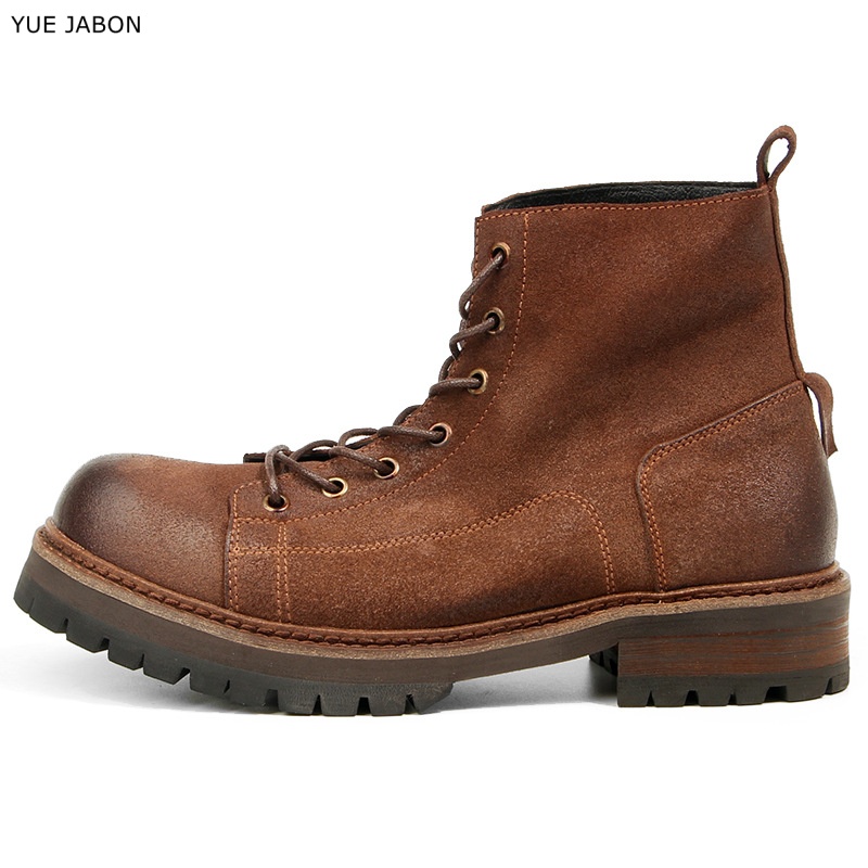 Sepatu Boots Pria Kulit Asli B - Vintage Leatherwork ulasan dan harga