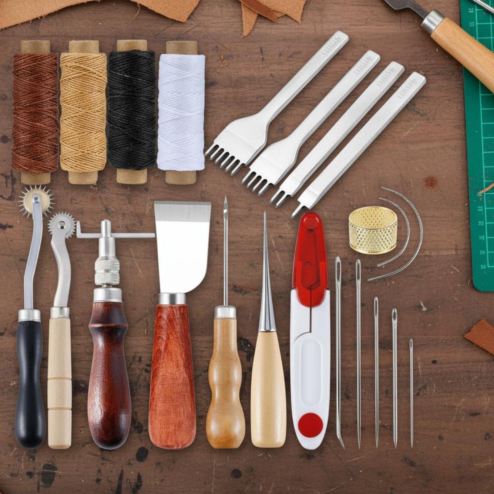 Set Alat Jahit Kulit Multi-Fun - Leatherwork Thread ulasan dan harga