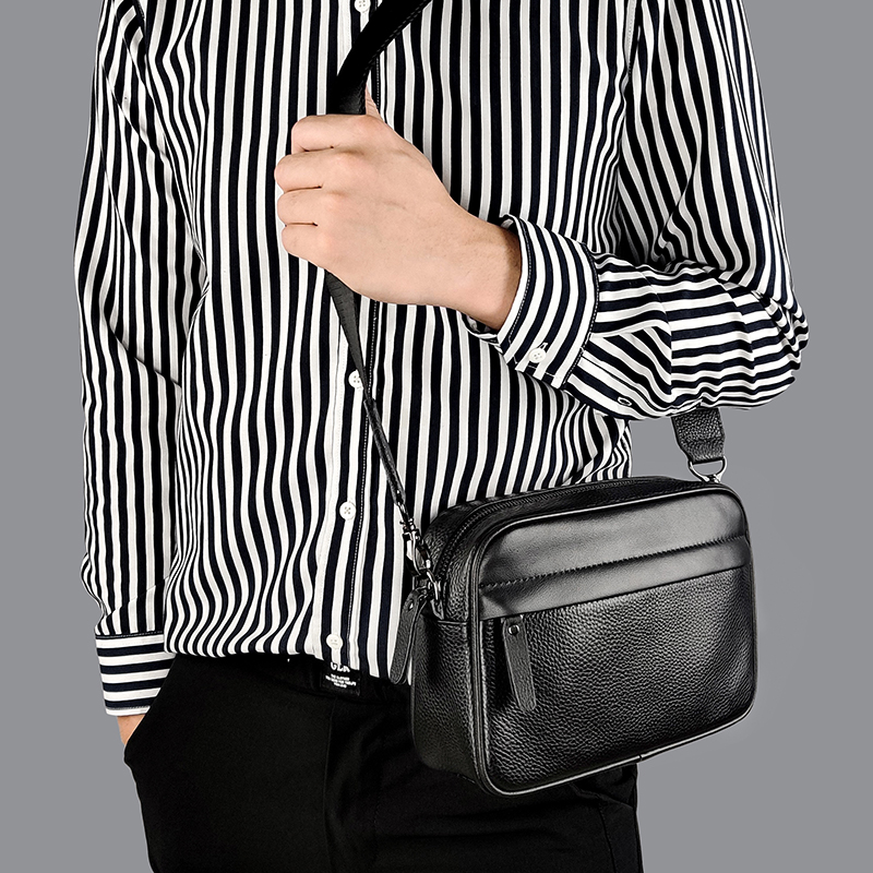 Tas Selempang Kulit Asli Pria  - Leather Work Bag Laptop ulasan dan harga