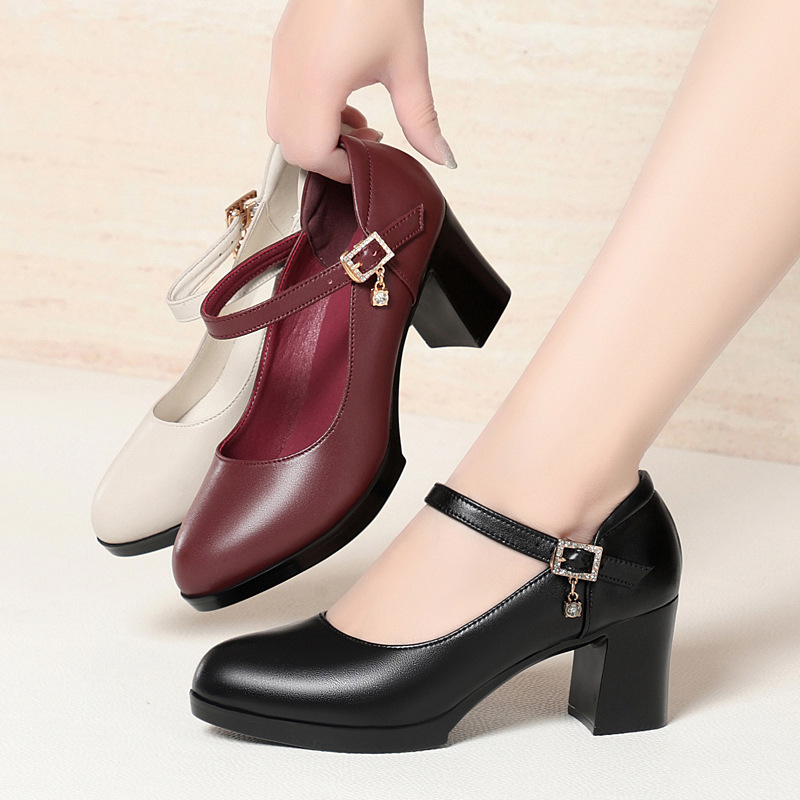 Sepatu Kulit Asli Wanita Model - Vintage Leatherwork ulasan dan harga