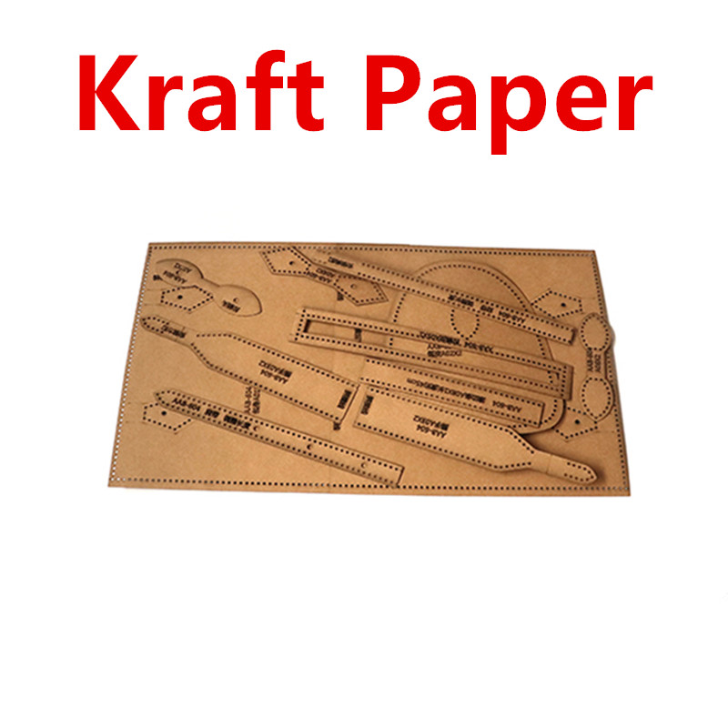 12*8*4Cm DIY Kulit Kraft Pola  - Leatherwork Patterns ulasan dan harga