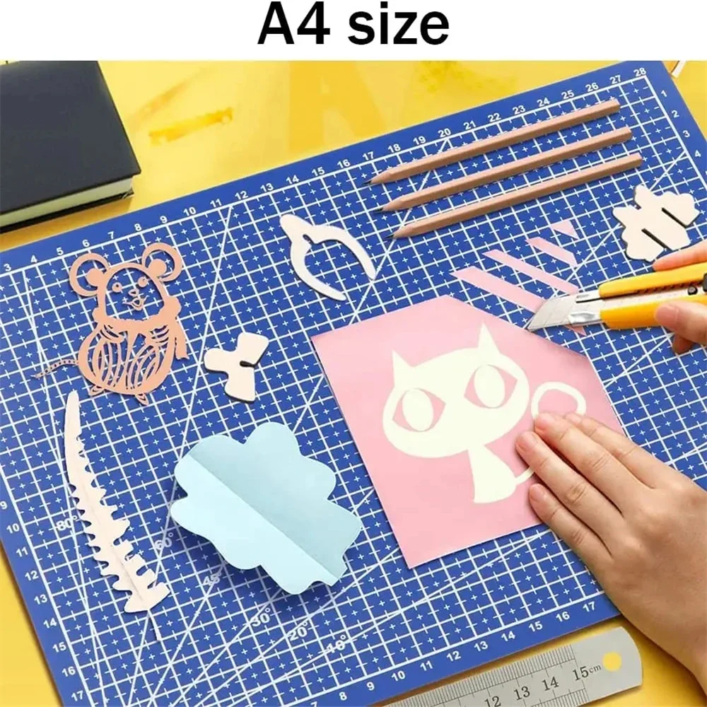 A3 A4 A5 PVC Cutting Mat Patch - Leather Workbench ulasan dan harga