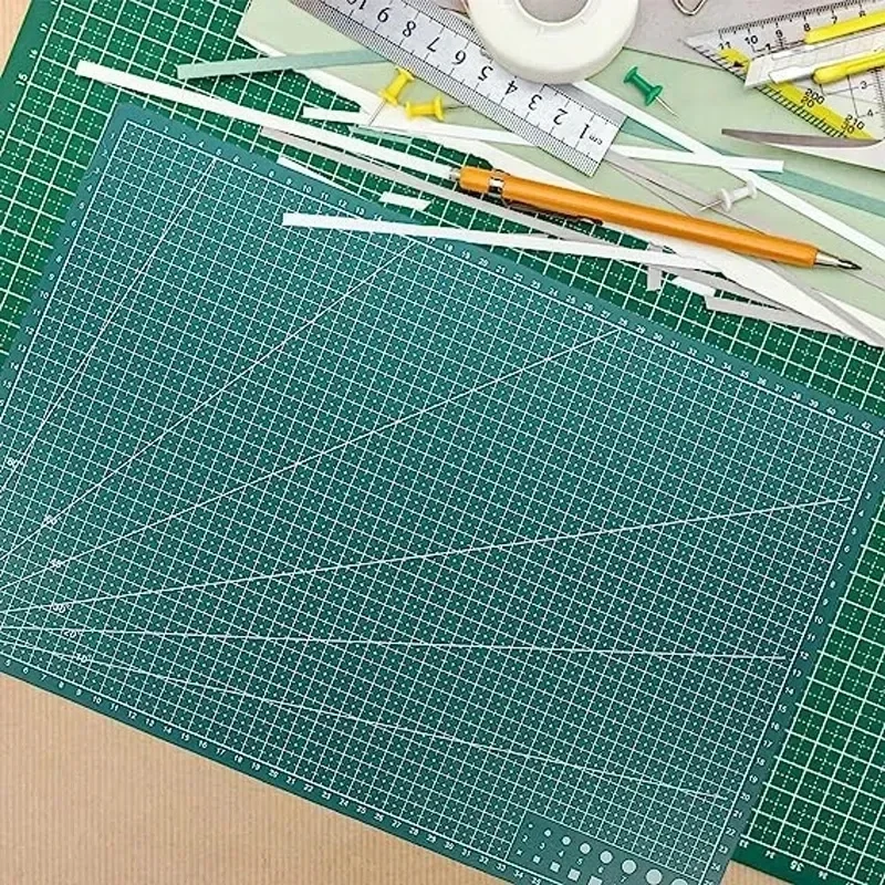 A3 A4 A5 PVC Cutting Mat Patch - Leather Workbench ulasan dan harga