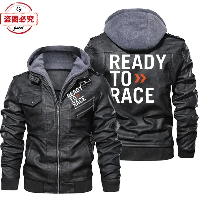 Jaket Kulit Berkerudung dengan - Leather Work Jacket With Hood ulasan dan harga