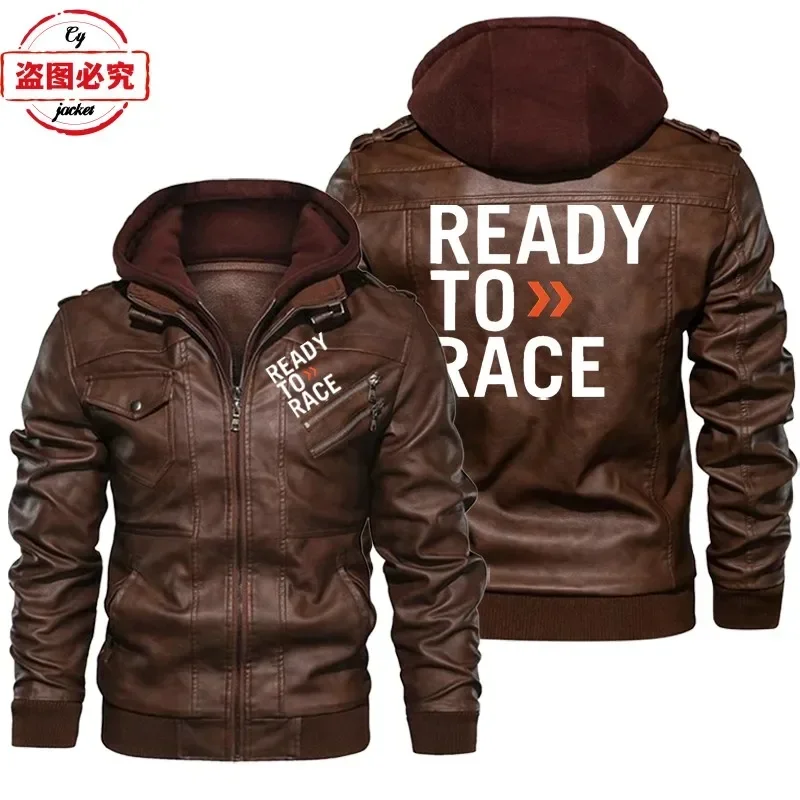 Jaket Kulit Berkerudung dengan - Leather Work Jacket With Hood ulasan dan harga