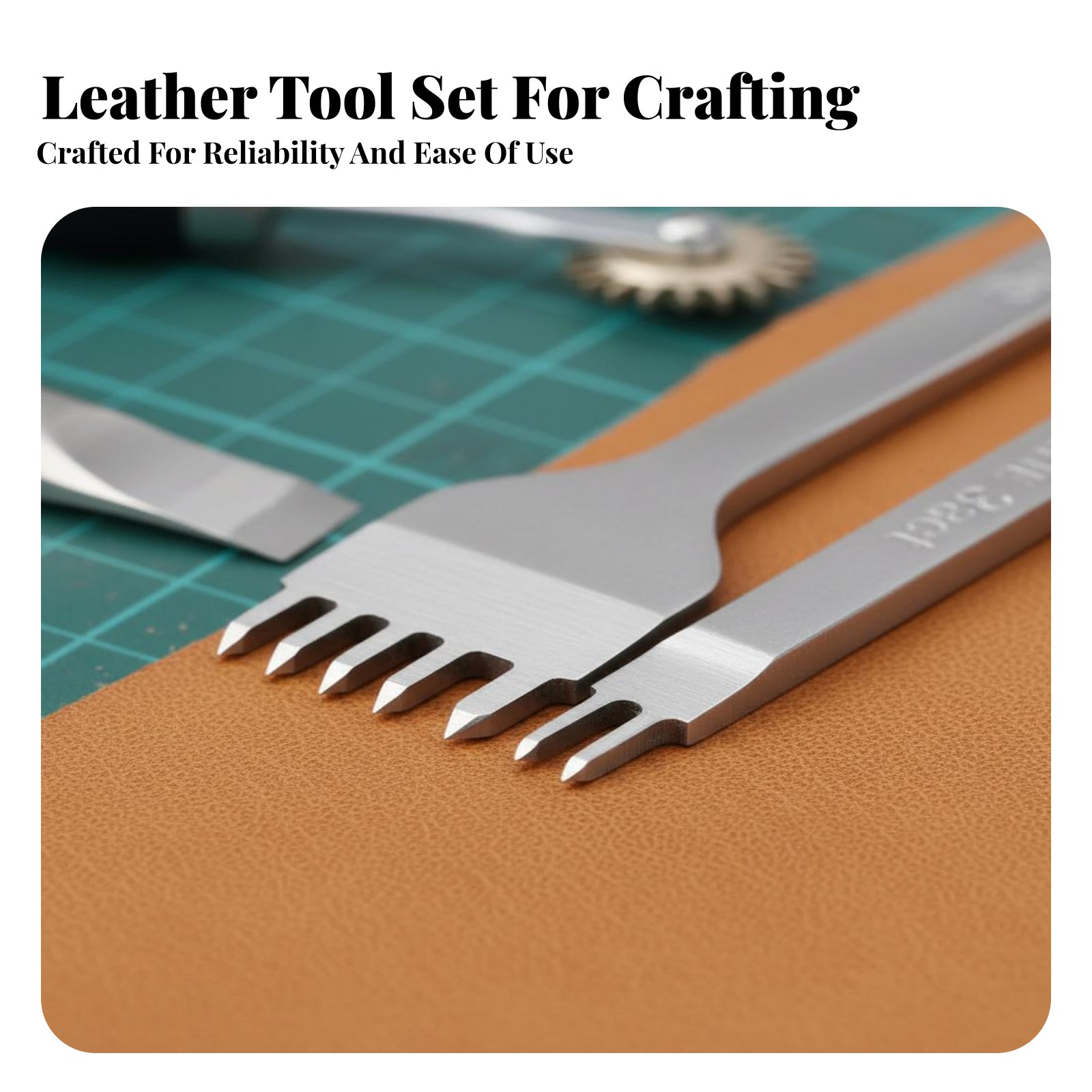 24 Buah Peralatan Kulit DIY de - Leatherwork Thread ulasan dan harga
