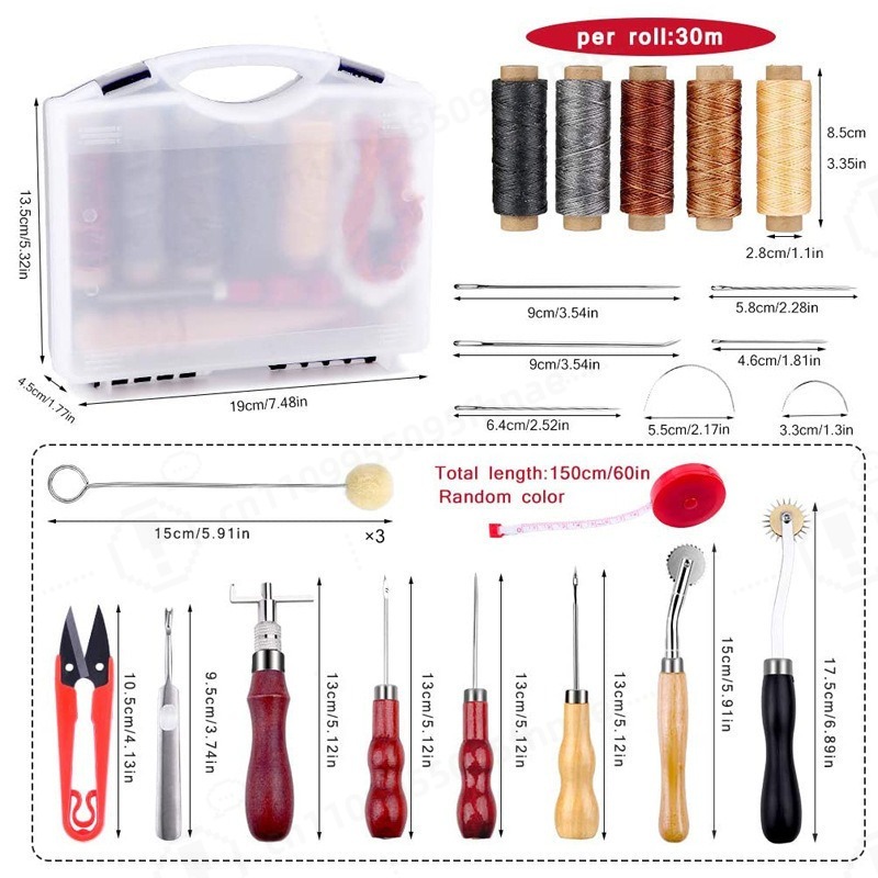 Peralatan Jahit Kulit DIY, Per - Leatherwork Kit ulasan dan harga
