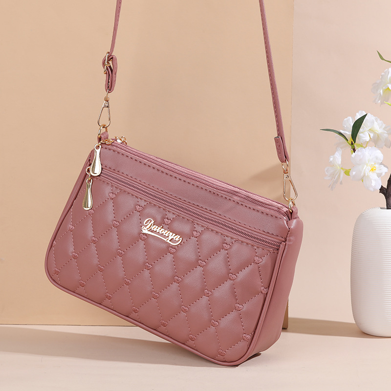Tas selempang kulit PU wanita, - Leatherwork Thread ulasan dan harga