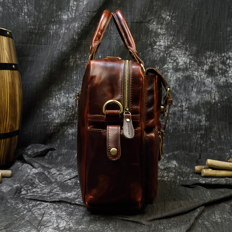 Tas Kantor Kulit Asli Pria Fit - Leather Work Bag Laptop ulasan dan harga