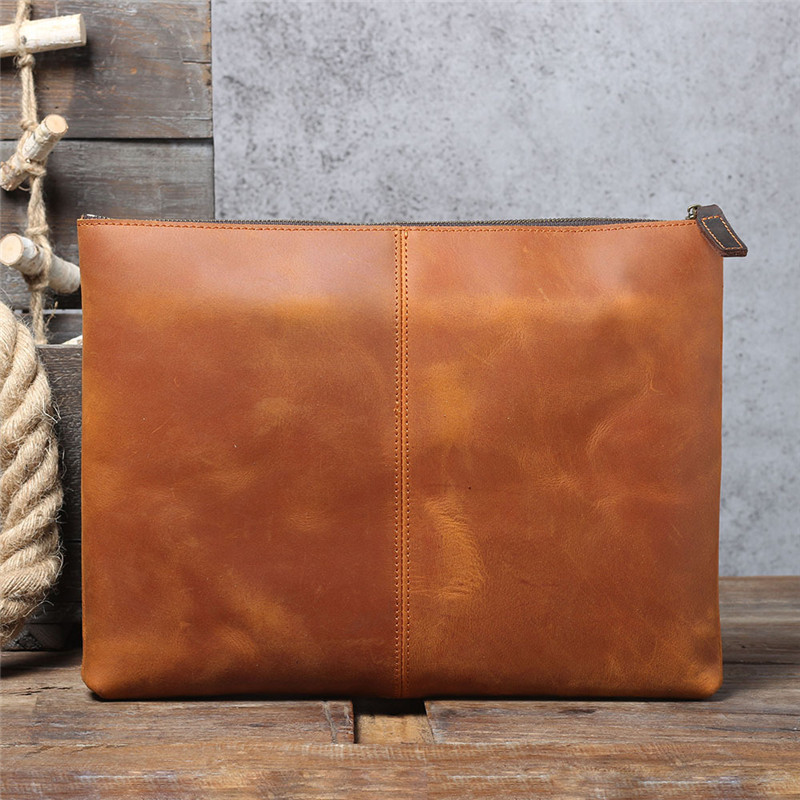 Tas clutch pria berkapasitas b - Leather Work Bag Laptop ulasan dan harga