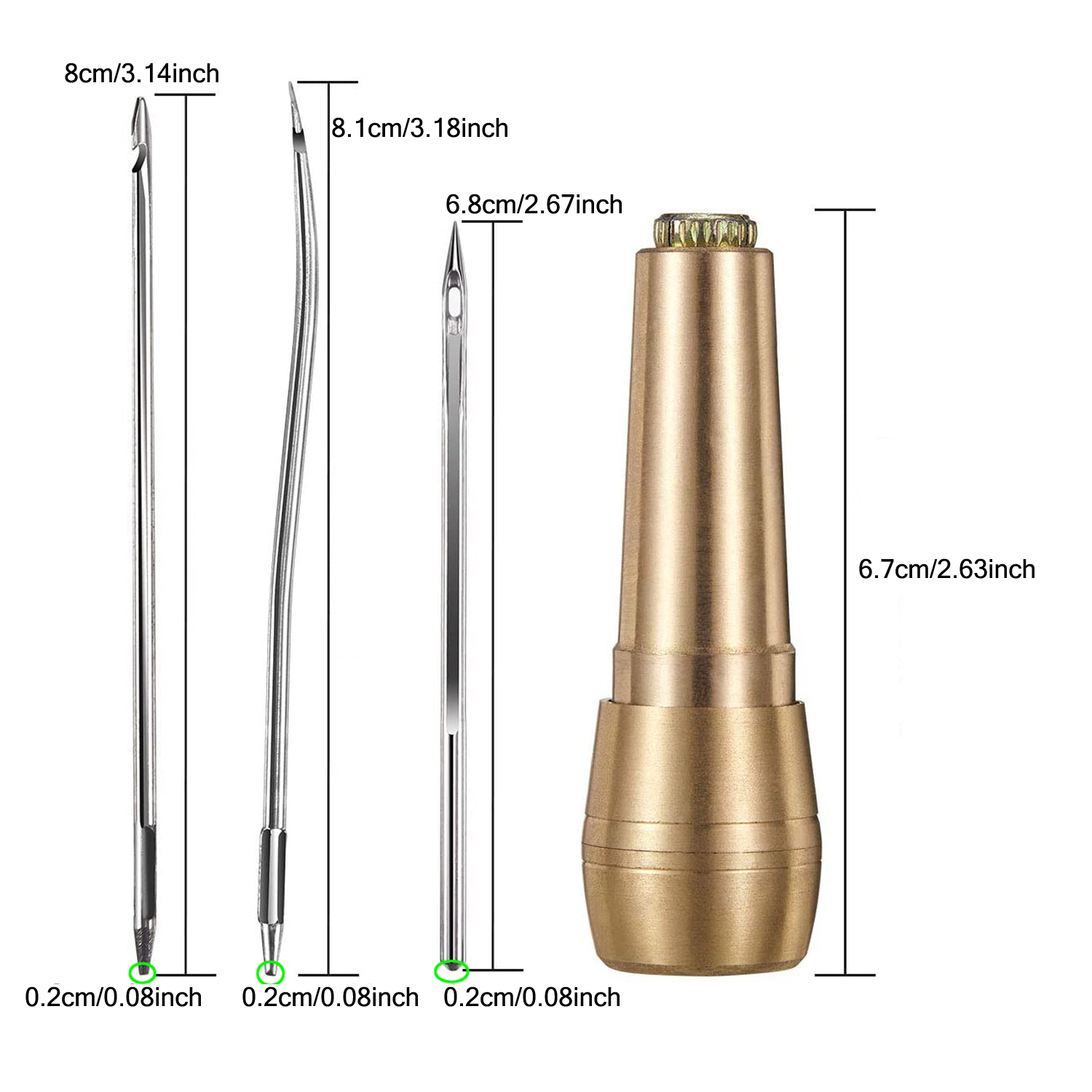 Kit jahit kulit DIY jarum jaru - Leatherwork Thread ulasan dan harga