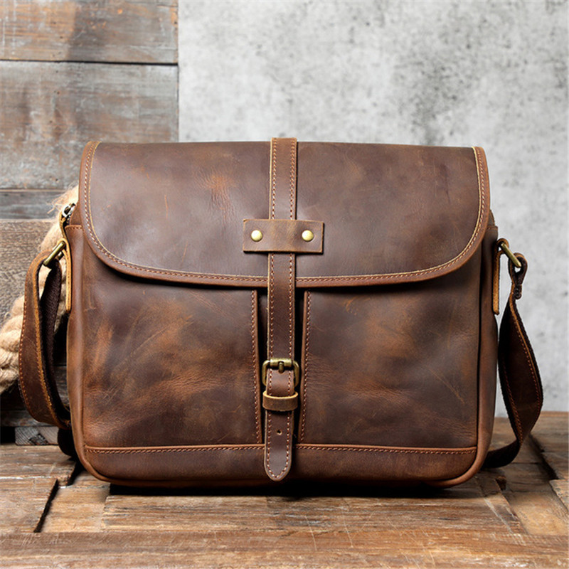 Tas selempang pria kulit sapi  - Leatherwork Thread ulasan dan harga