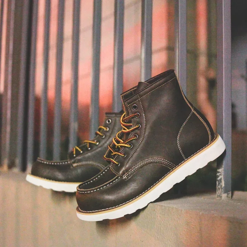 Sepatu Bot Pria Kulit Asli Sep - Vintage Leatherwork ulasan dan harga