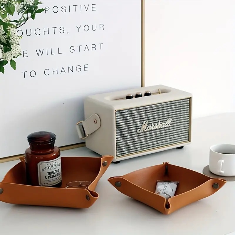 1 Buah 25X25CM Kotak Penyimpan - Leather Workbench ulasan dan harga