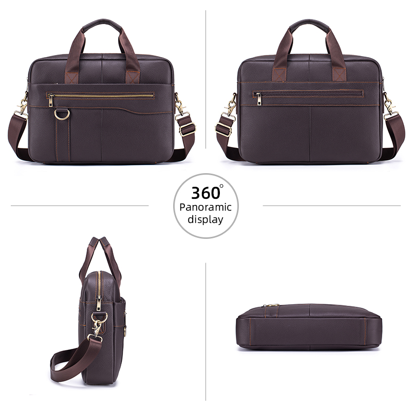Tas Kerja Kulit Asli Vintage P - Leather Work Bag Laptop ulasan dan harga