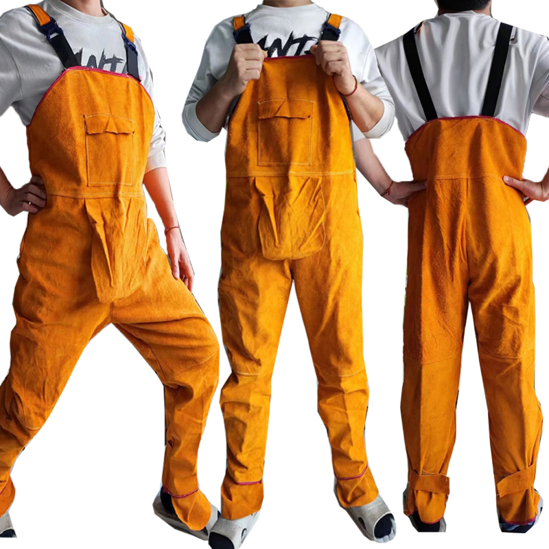 Pakaian Las Pria Keselamatan K - Leather Work Overalls ulasan dan harga