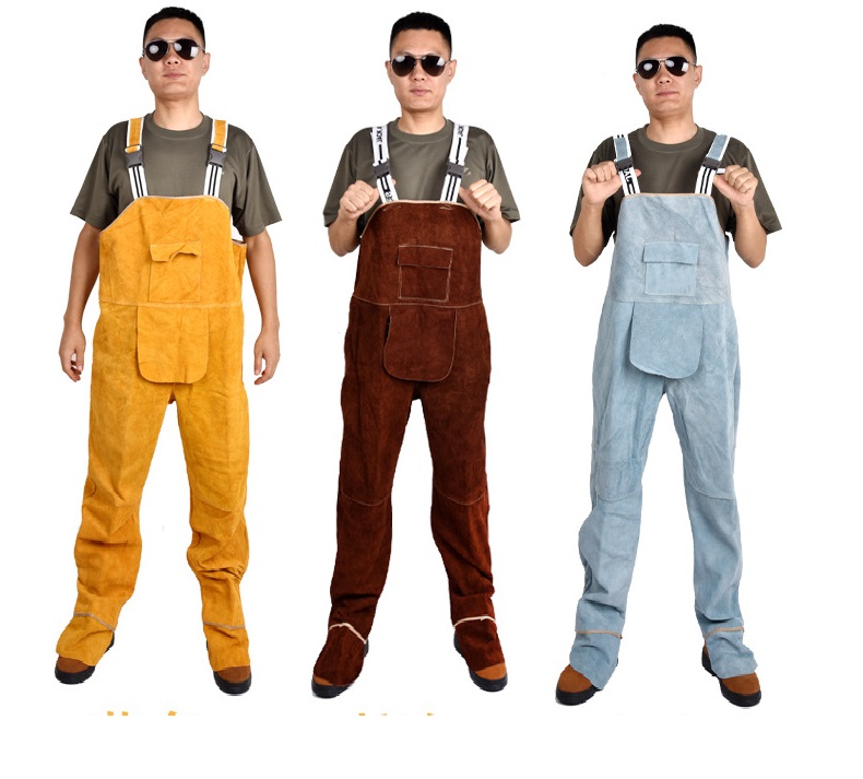 Pakaian Las Pria Keselamatan K - Leather Work Overalls ulasan dan harga