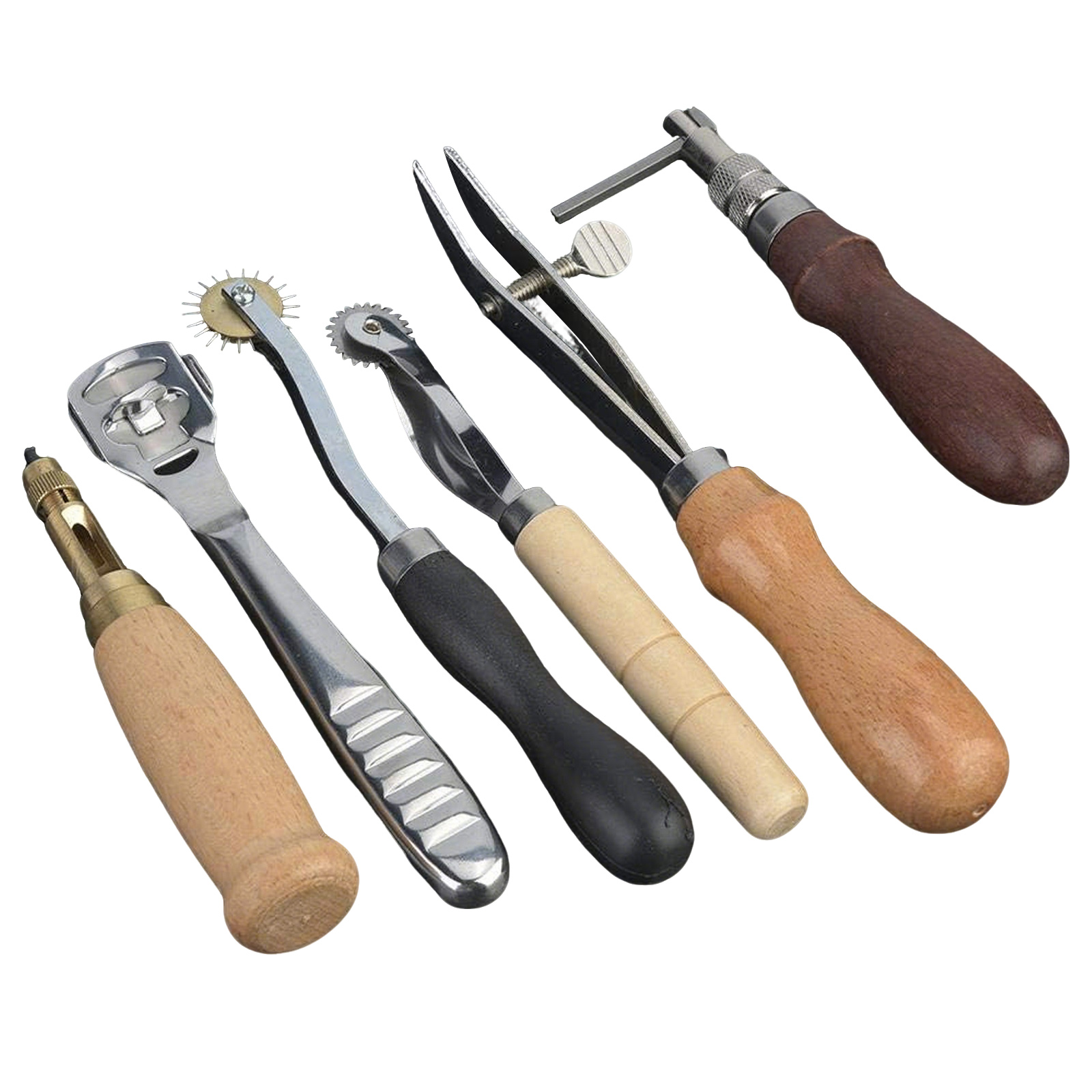 Peralatan Kulit, 19 Pcs Perlen - Leatherwork Kit ulasan dan harga