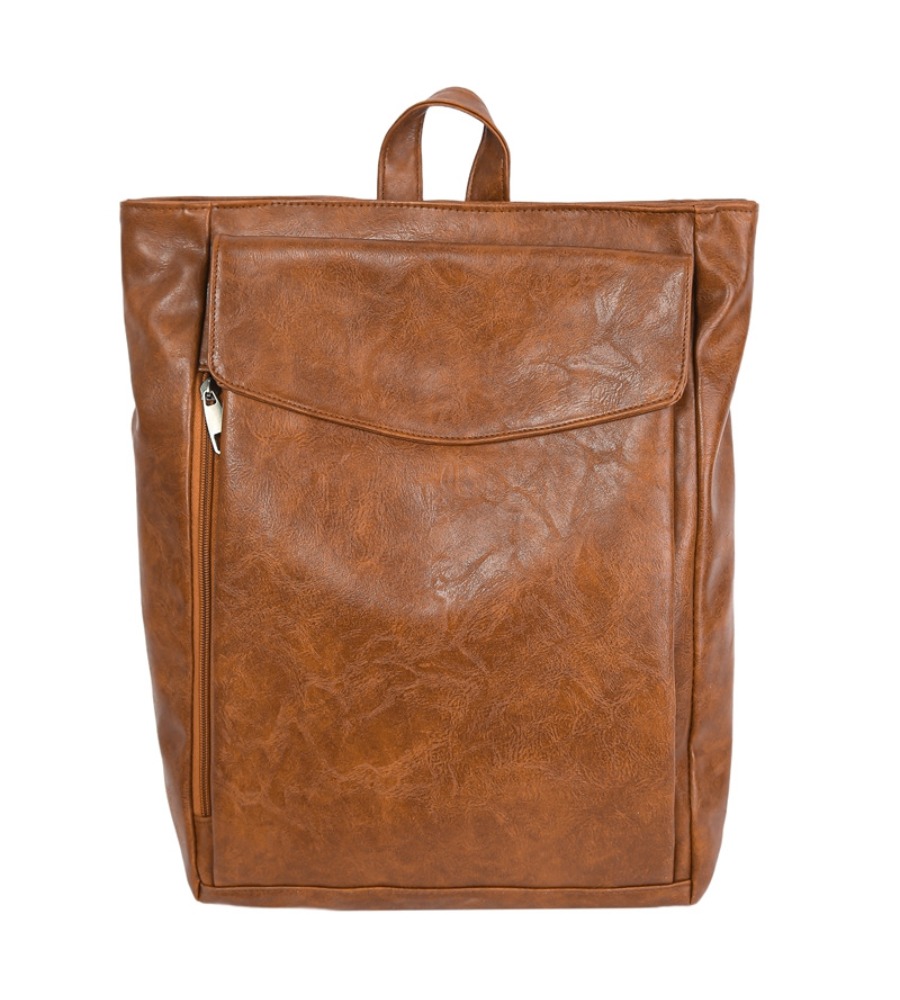 Tas ransel pria bergaya kulit  - Leather Work Bag Laptop ulasan dan harga