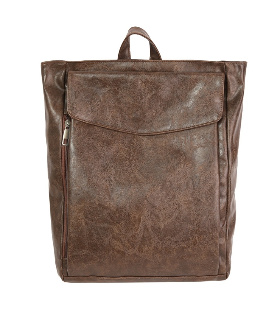 Tas ransel pria bergaya kulit  - Leather Work Bag Laptop ulasan dan harga