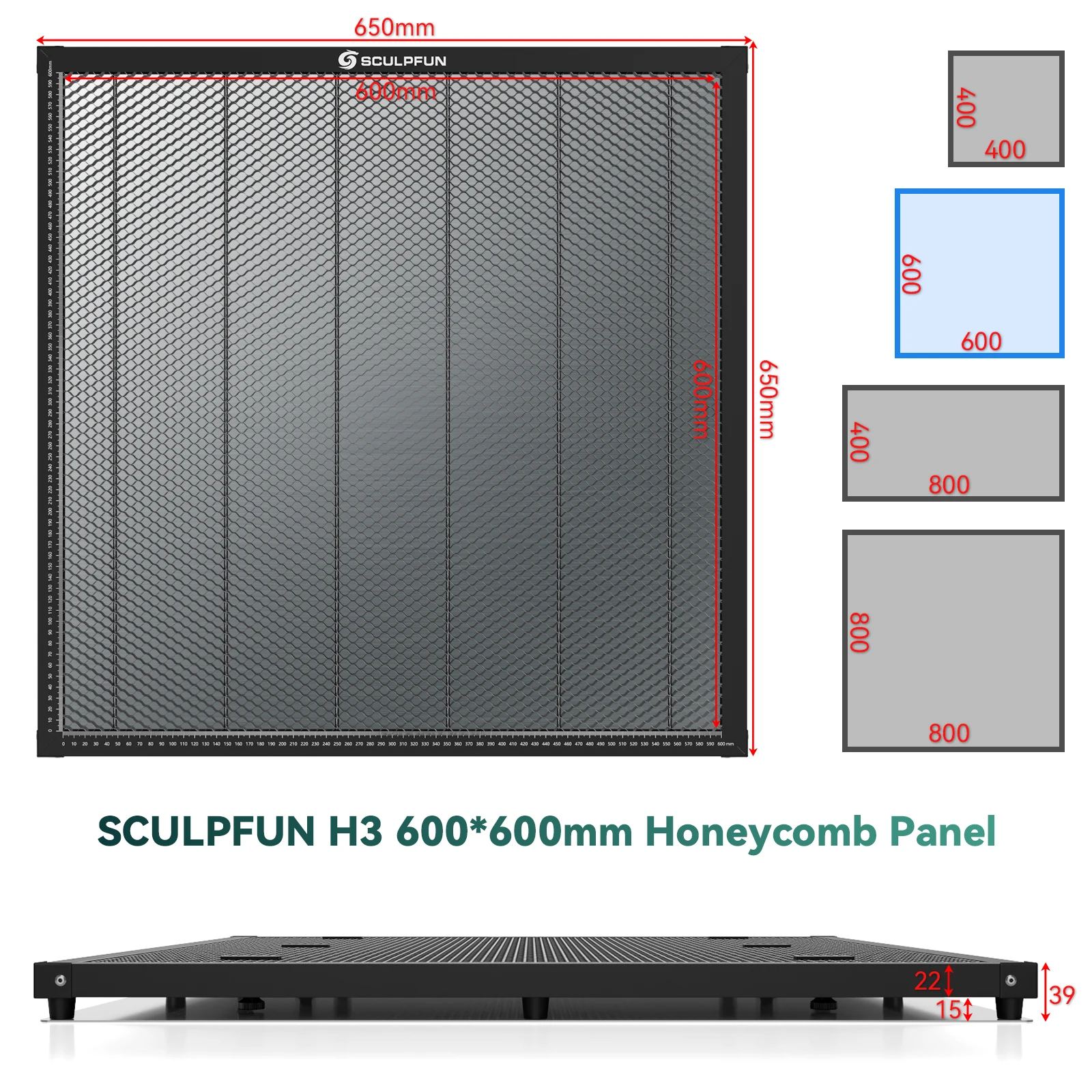 SCULPFUN 600X600Mm Meja Kerja  - Leather Workbench ulasan dan harga