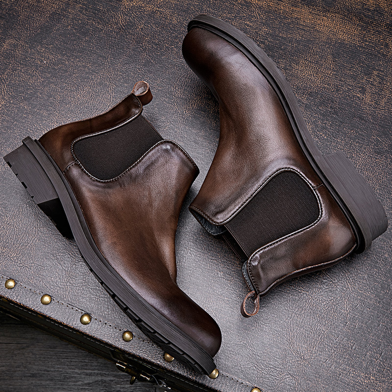 Sepatu Bot Motor Musim Gugur P - Vintage Leatherwork ulasan dan harga