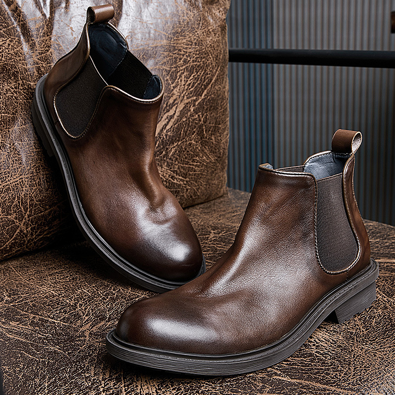 Sepatu Bot Motor Musim Gugur P - Vintage Leatherwork ulasan dan harga