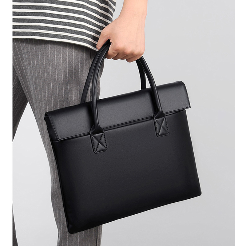 Tas jinjing kulit PU eksekutif - Leather Work Bag Laptop ulasan dan harga
