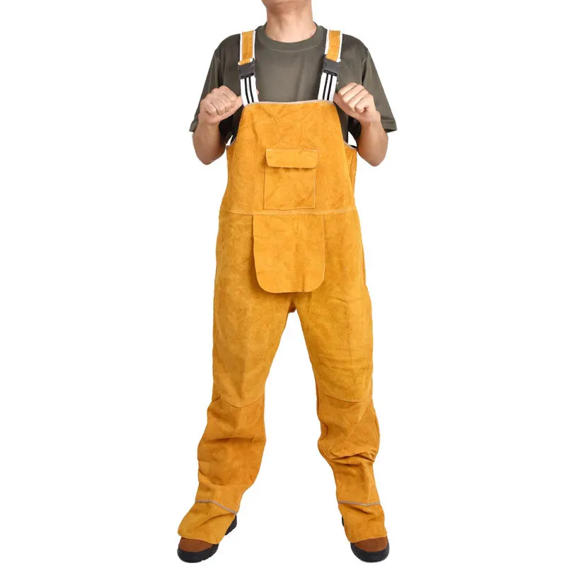 Celana terusan las kulit sapi  - Leather Work Overalls ulasan dan harga